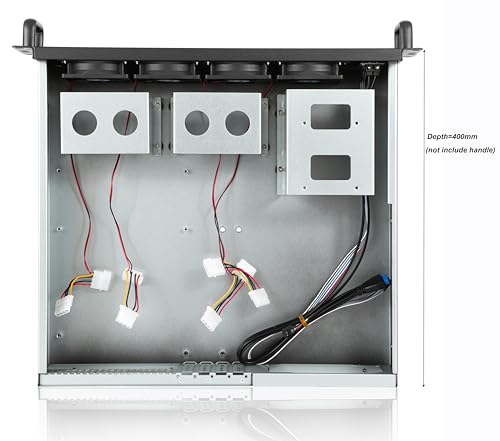 RackChoice MicroATX/Mini-ITX 2U Rackmount Server Chassis max 7x3.5